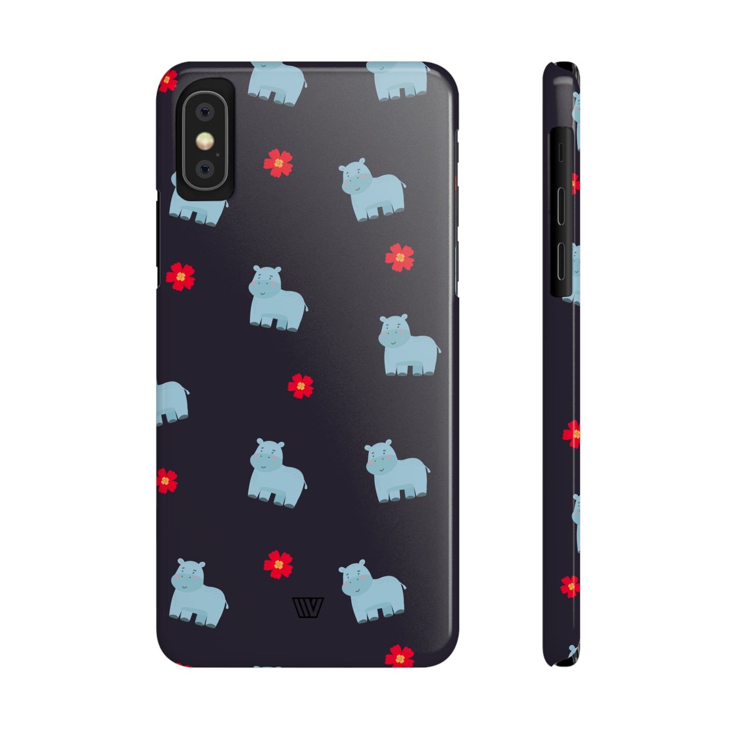 HIPPO PATTERN | Slim iPhone Case - Trovvve
