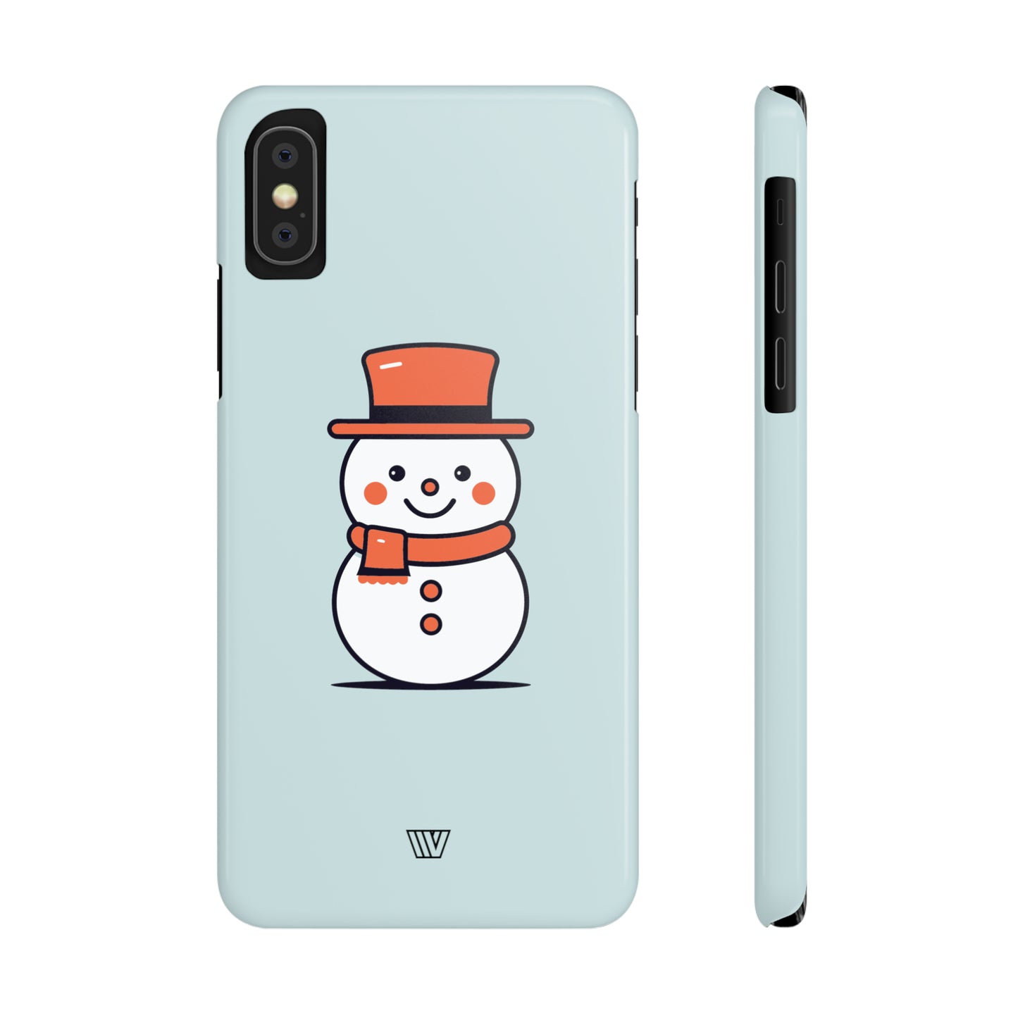 CUTE SNOWMAN | Slim iPhone Case