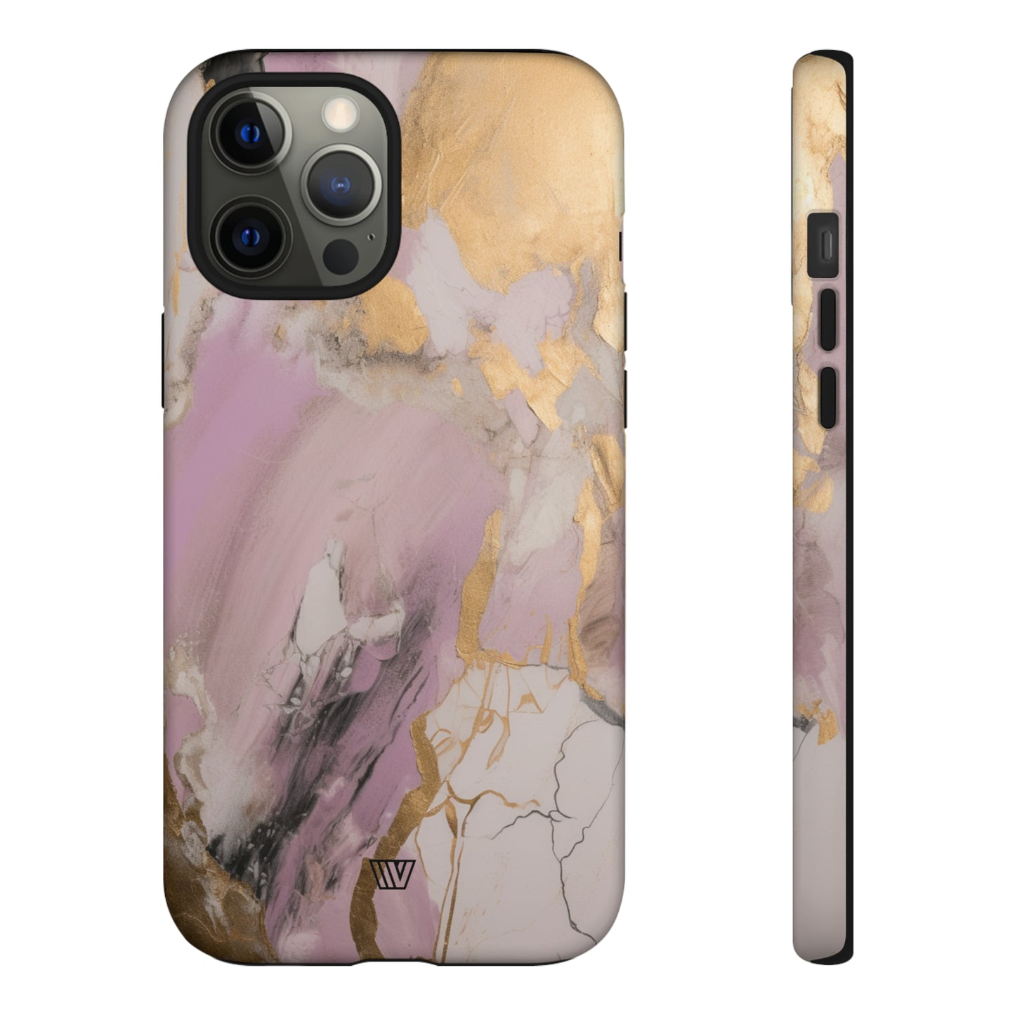 GOLD PINK ABSTRACT PAINTING | Tough Phone Case - Trovvve
