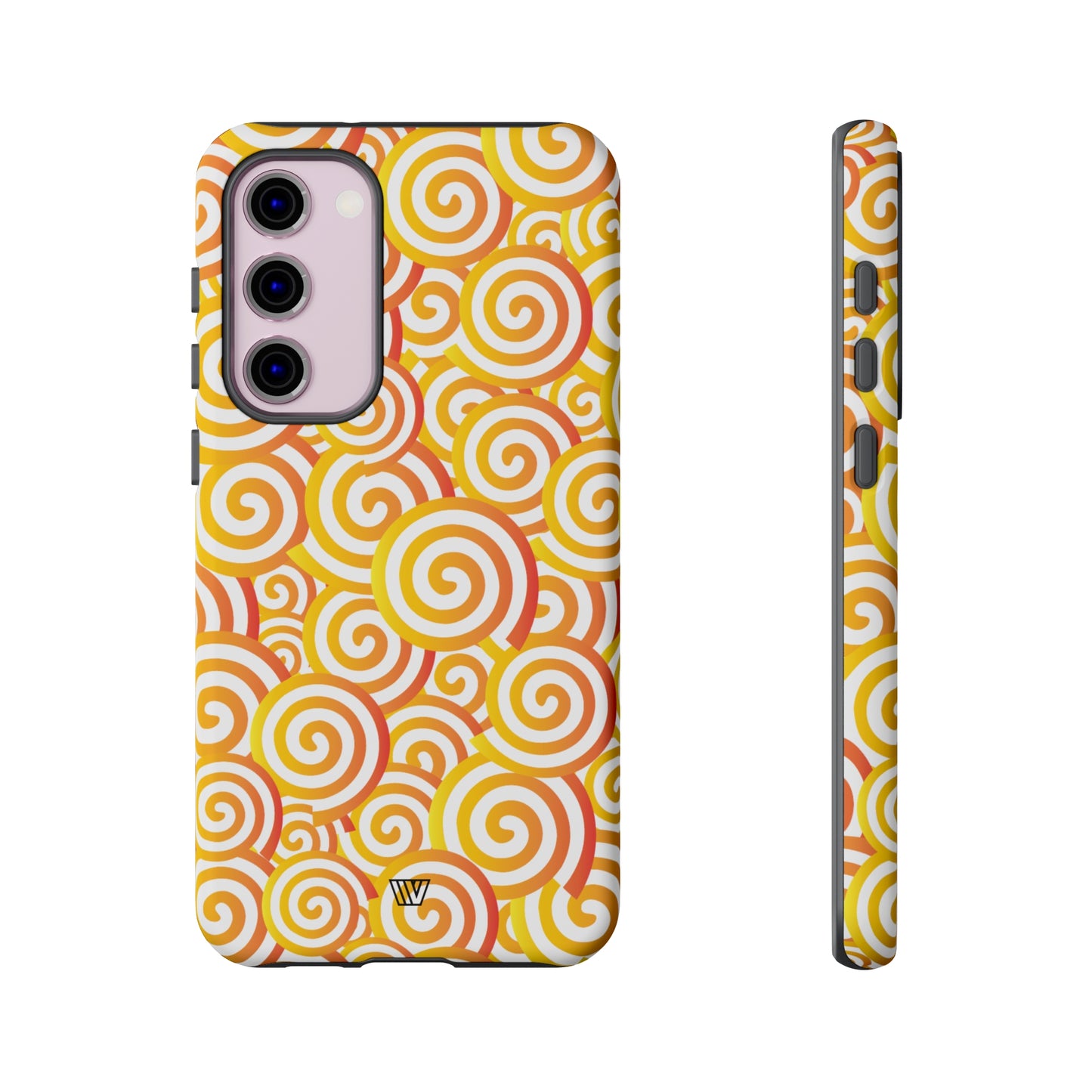 ABSTRACT SPIRAL ORANGE | Tough Phone Case - Trovvve