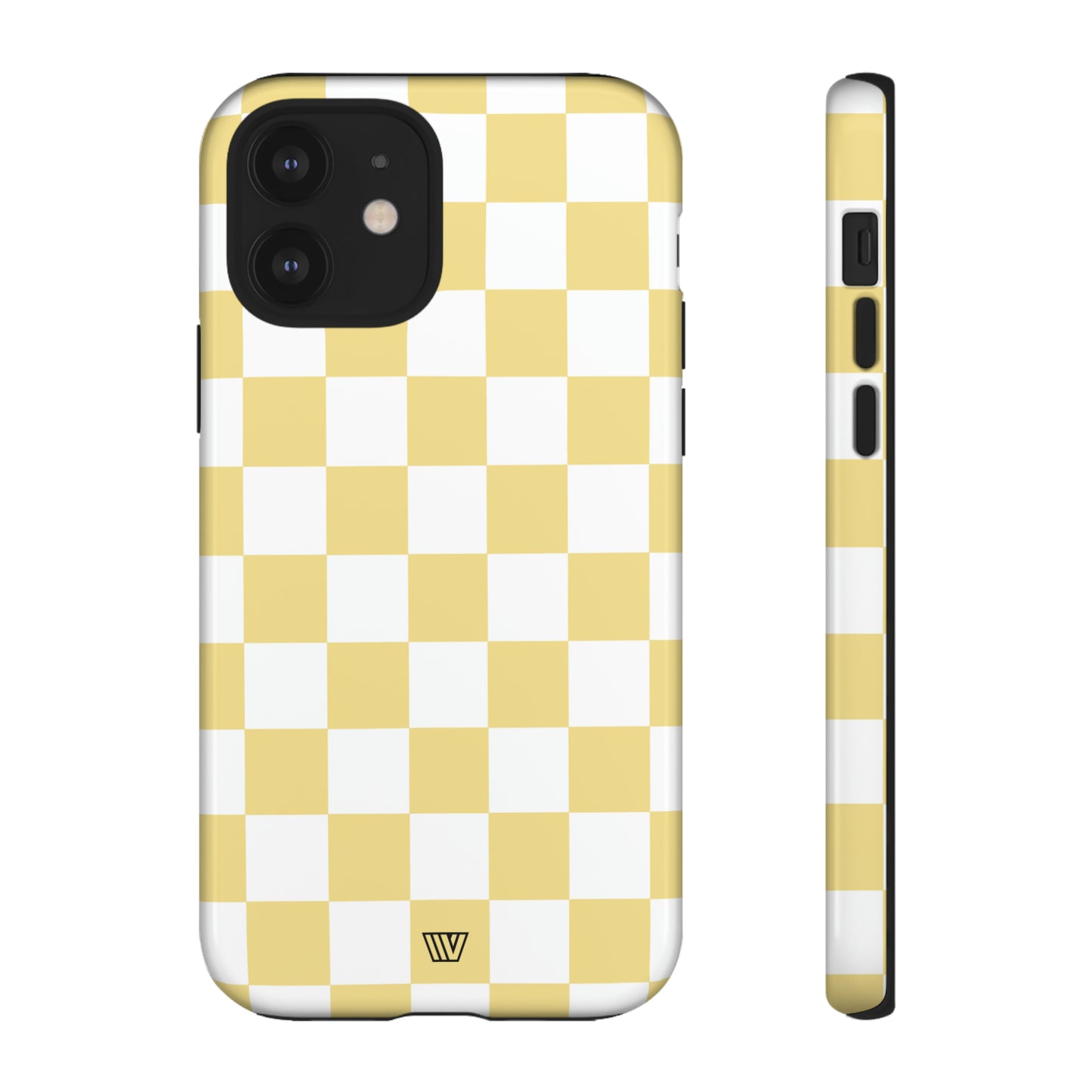 BANANA YELLOW CHECKERBOARD | Tough Phone Case - Trovvve