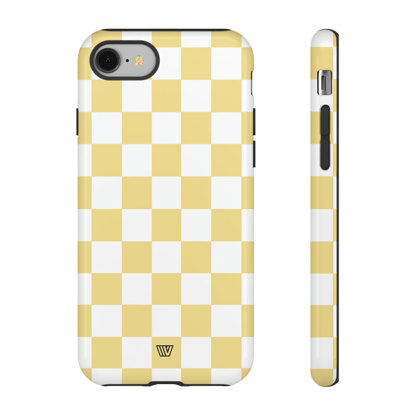 BANANA YELLOW CHECKERBOARD | Tough Phone Case - Trovvve