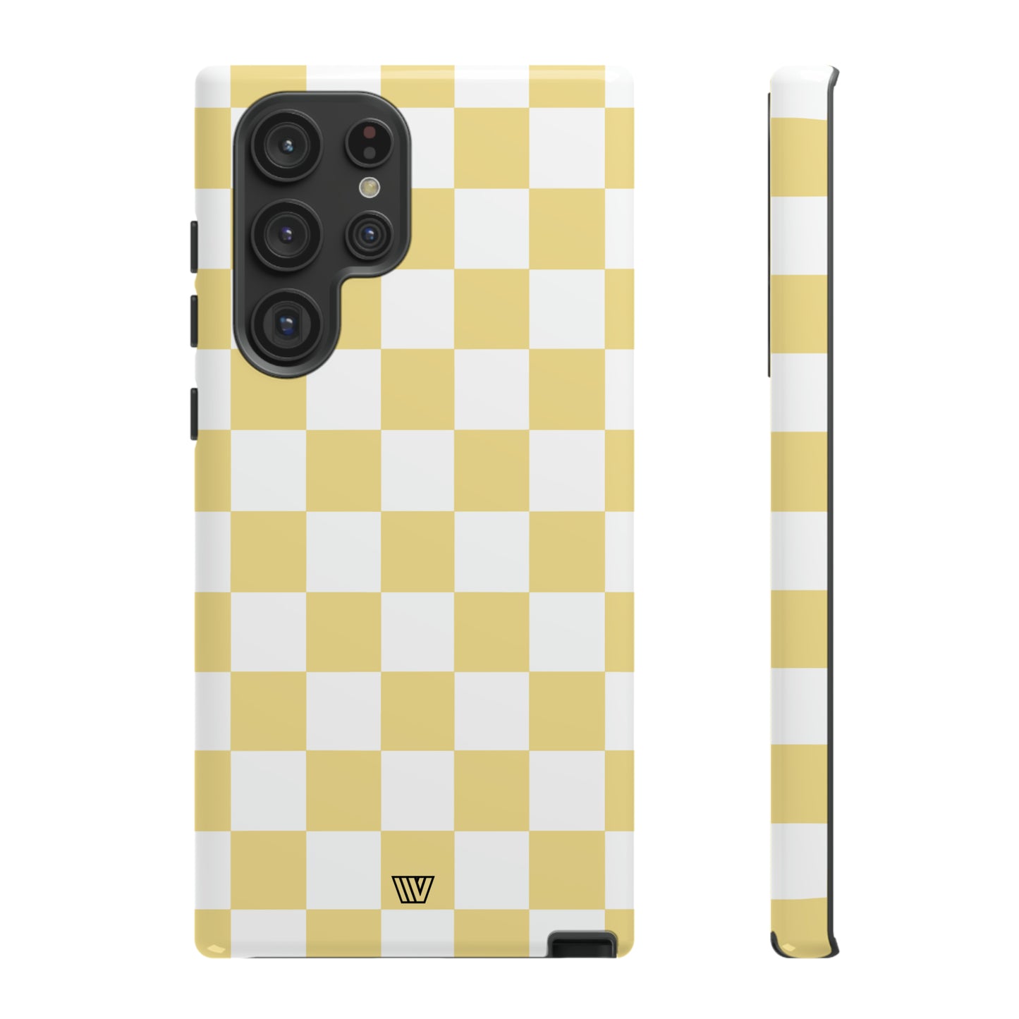 BANANA YELLOW CHECKERBOARD | Tough Phone Case - Trovvve