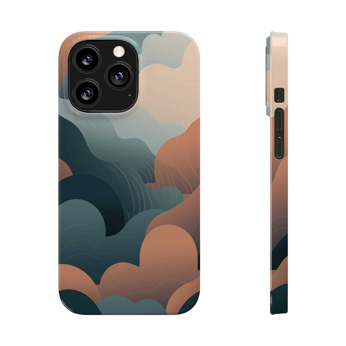 ABSTRACT FLUFFY CLOUDS | Slim iPhone Case - Trovvve