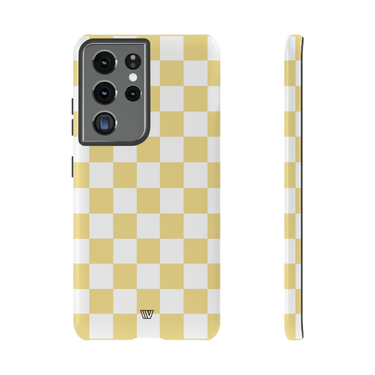 BANANA YELLOW CHECKERBOARD | Tough Phone Case - Trovvve