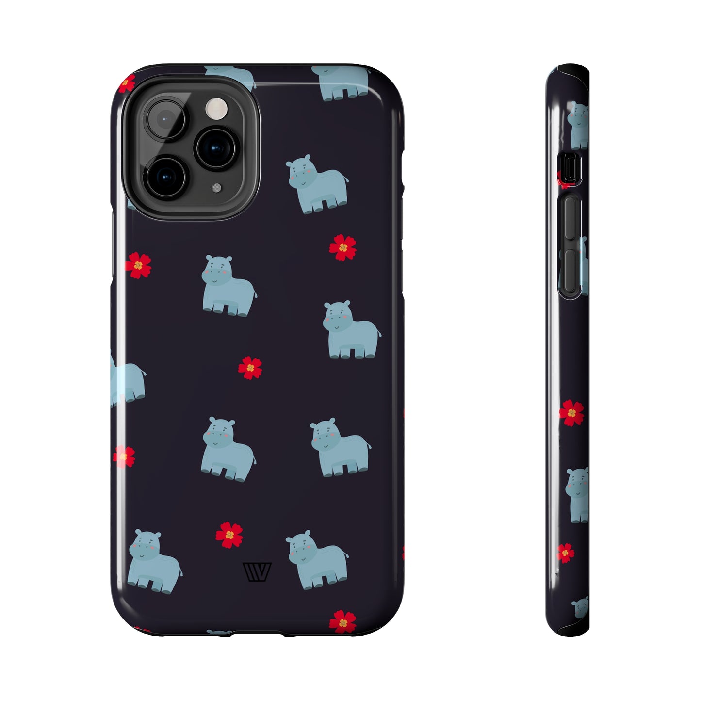 HIPPO PATTERN | Tough iPhone Case - Trovvve