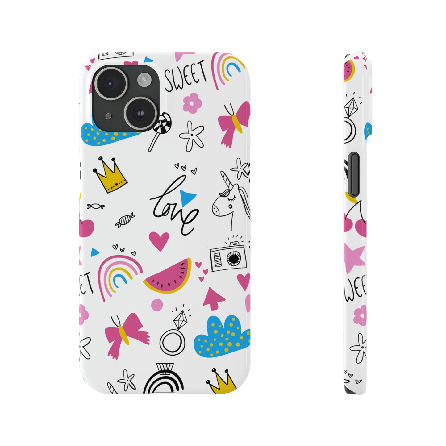 SWEET LOVE | Slim iPhone Case - Trovvve