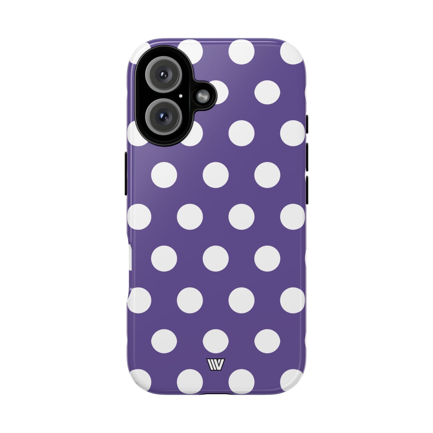 PURPLE POLKA DOTS | Tough Phone Case