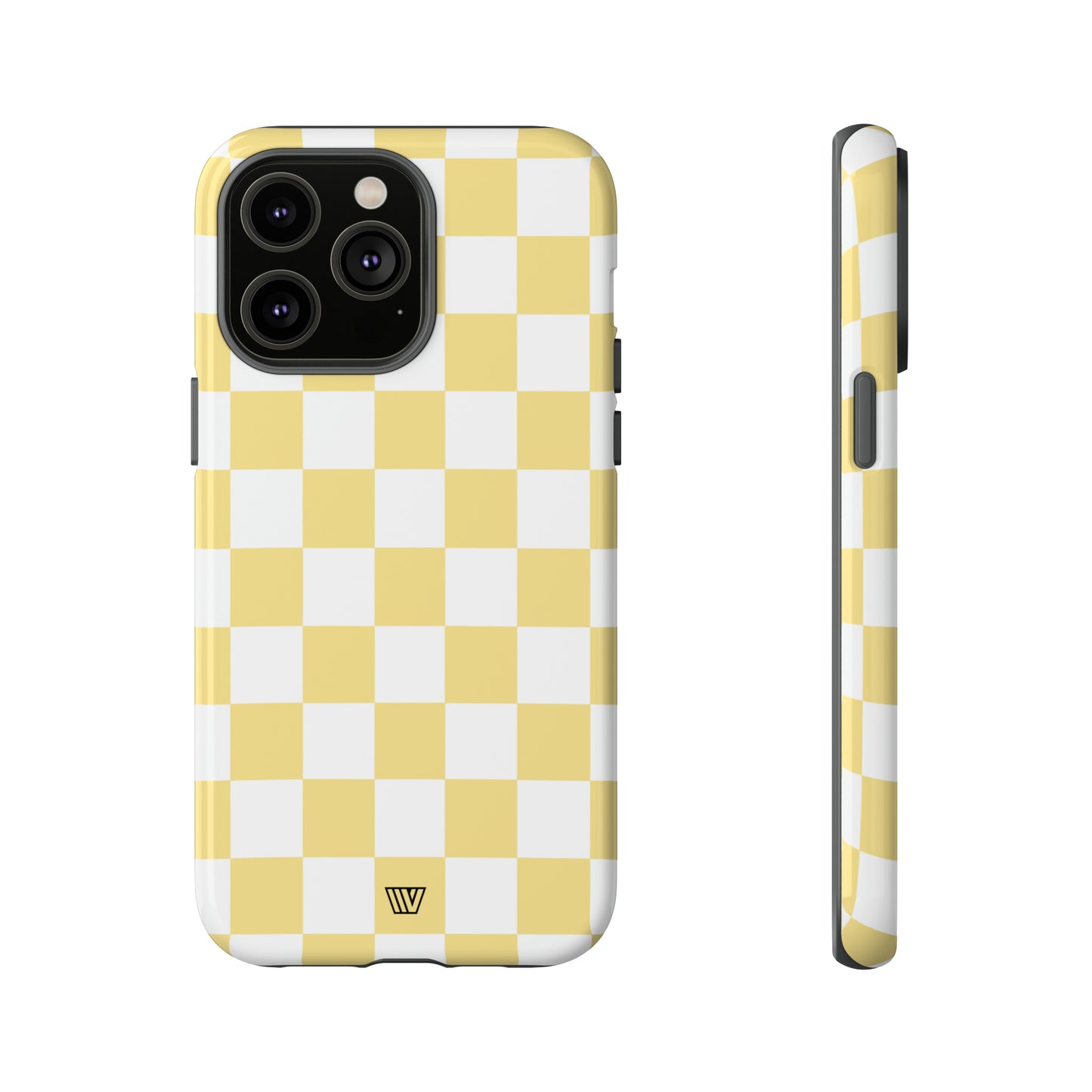 BANANA YELLOW CHECKERBOARD | Tough Phone Case - Trovvve