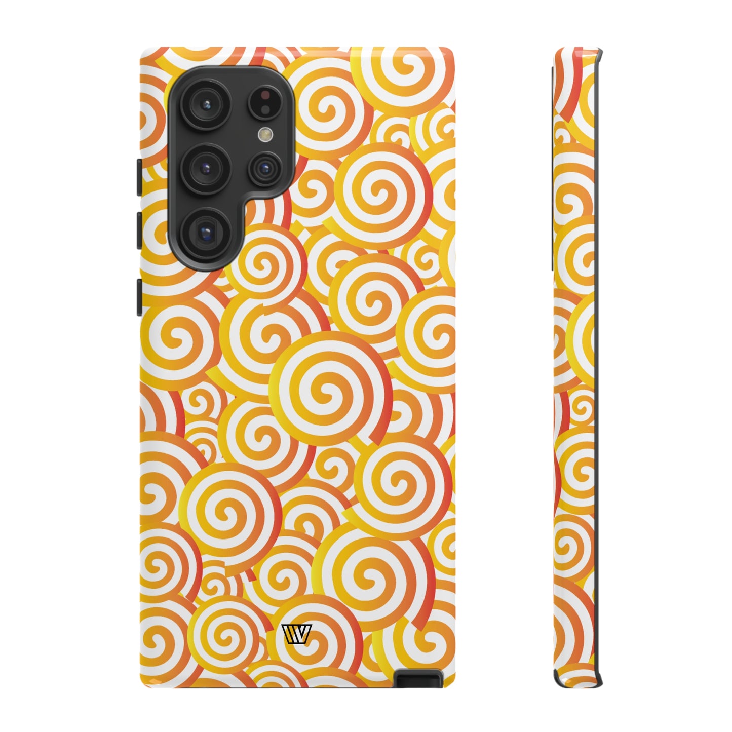 ABSTRACT SPIRAL ORANGE | Tough Phone Case - Trovvve