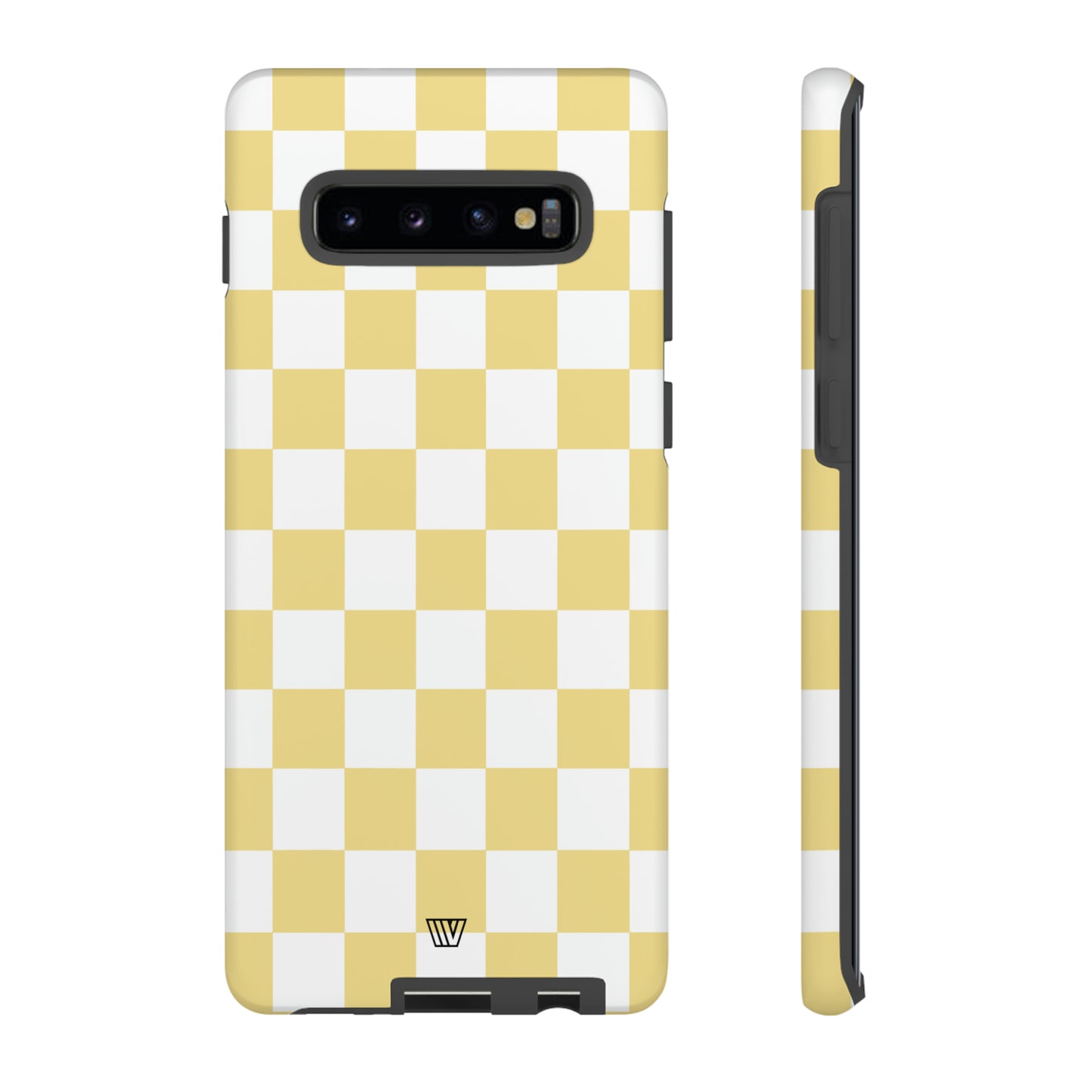 BANANA YELLOW CHECKERBOARD | Tough Phone Case - Trovvve
