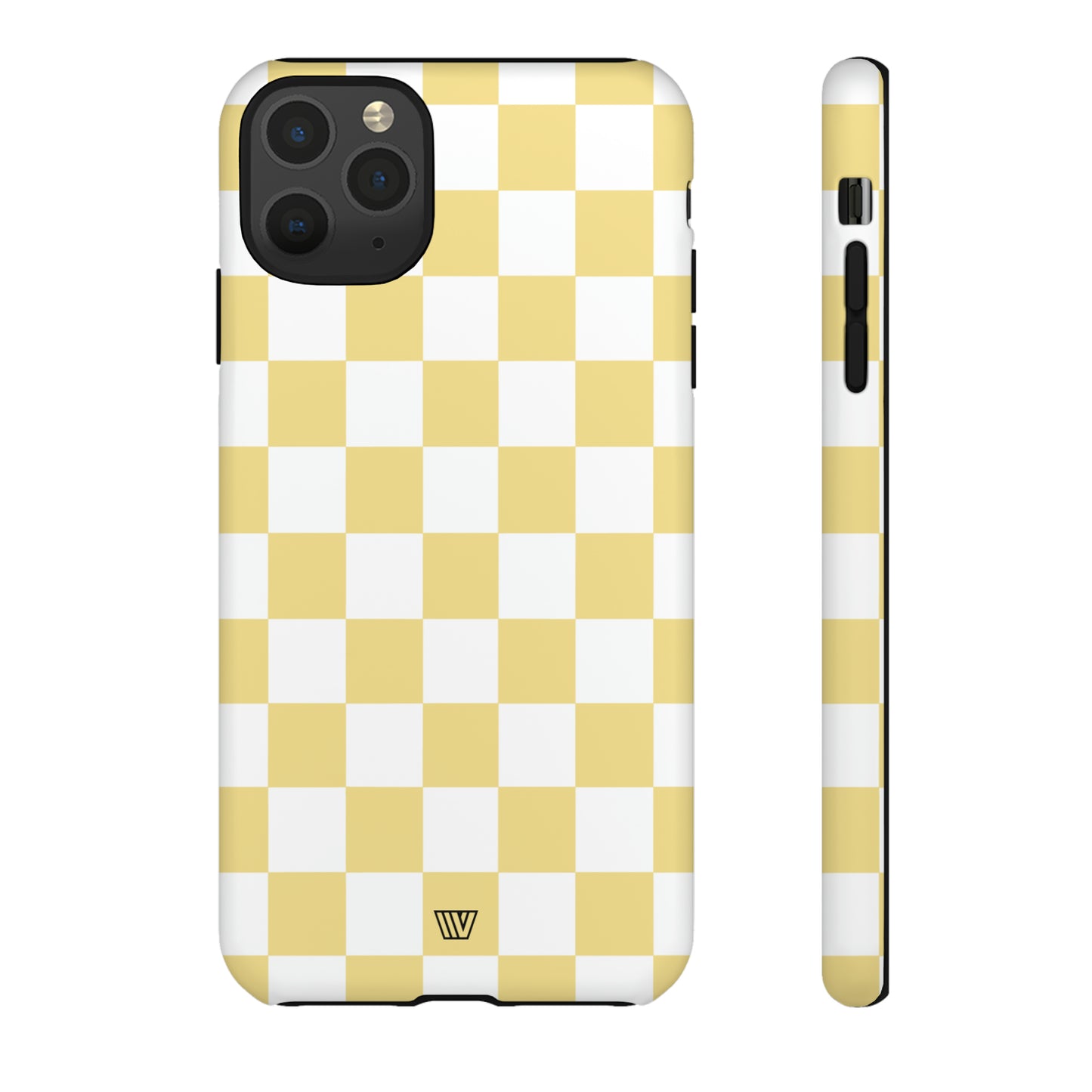 BANANA YELLOW CHECKERBOARD | Tough Phone Case - Trovvve