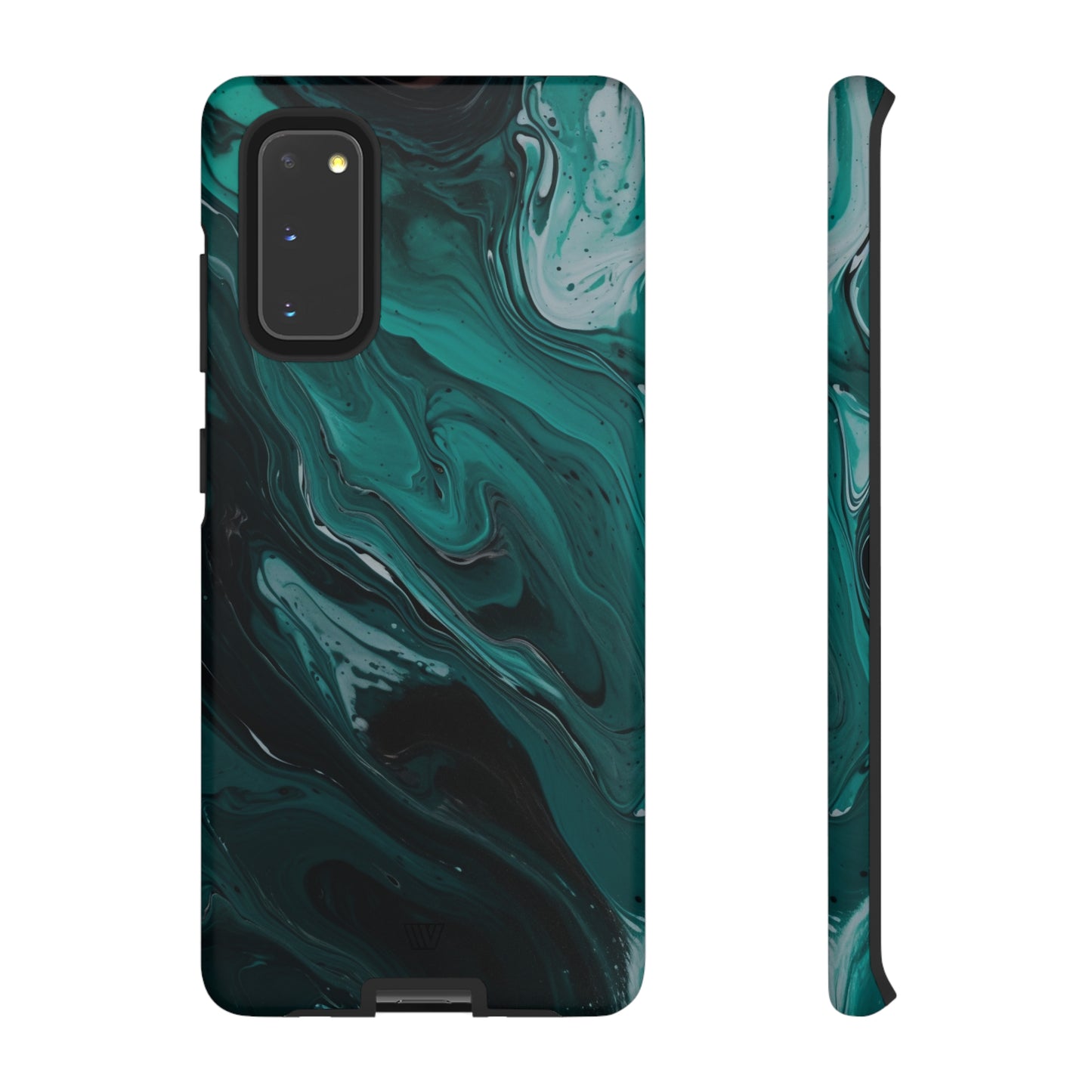 TEAL PAINT SWIRL | Tough Phone Case - Trovvve