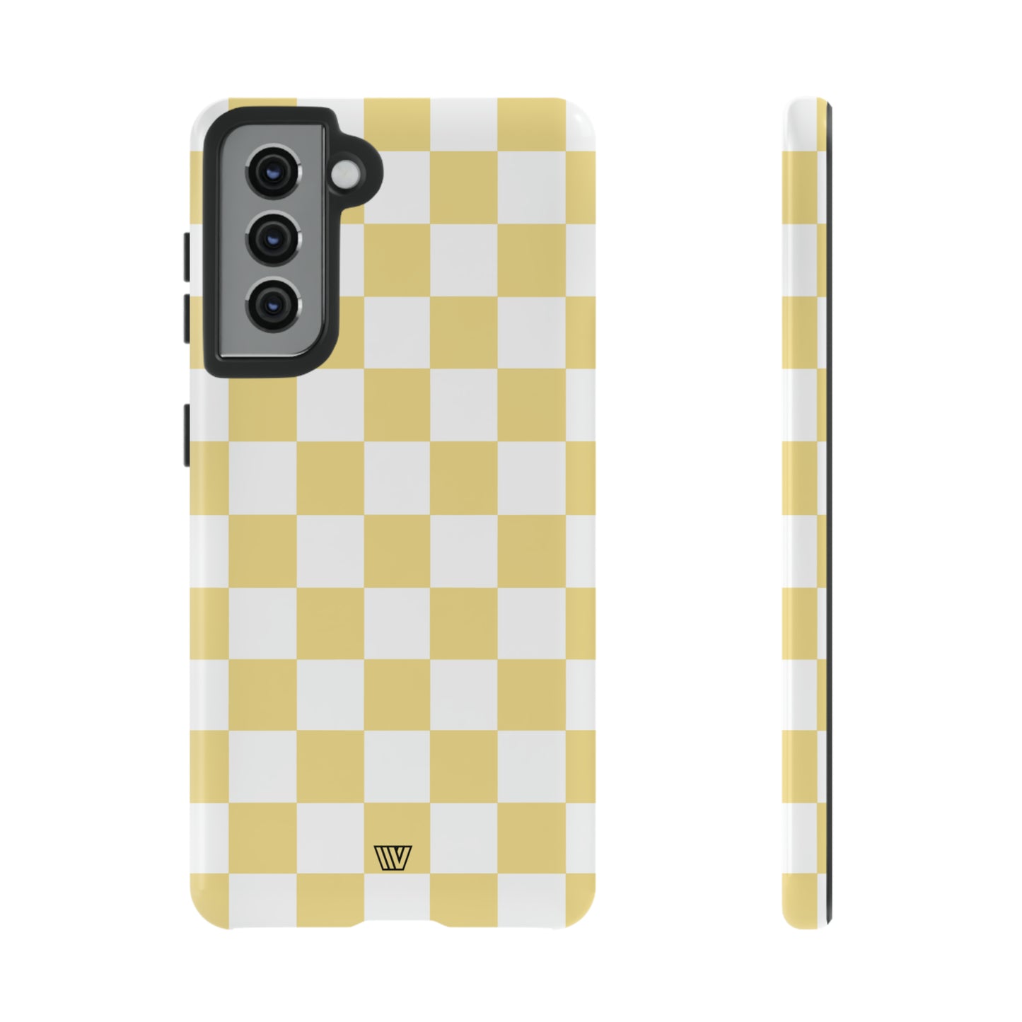 BANANA YELLOW CHECKERBOARD | Tough Phone Case - Trovvve