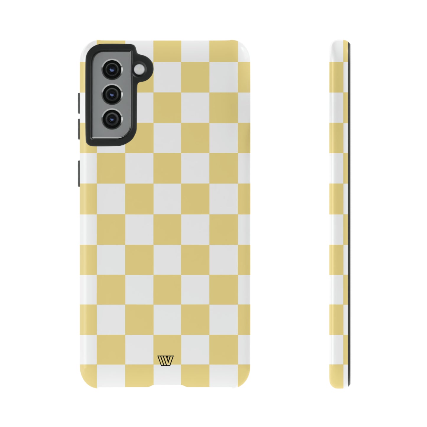 BANANA YELLOW CHECKERBOARD | Tough Phone Case - Trovvve