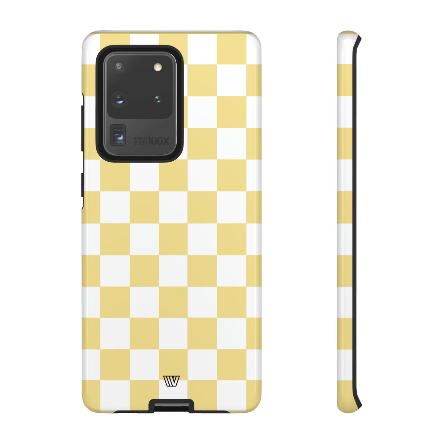 BANANA YELLOW CHECKERBOARD | Tough Phone Case - Trovvve