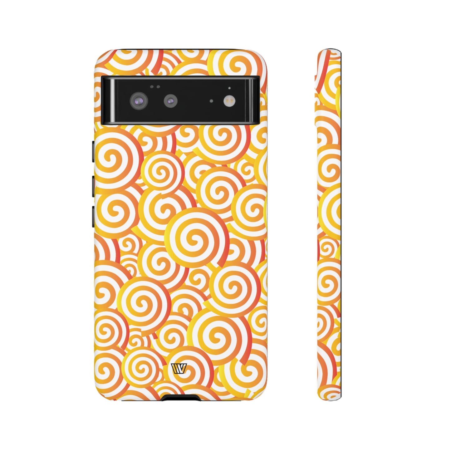 ABSTRACT SPIRAL ORANGE | Tough Phone Case - Trovvve