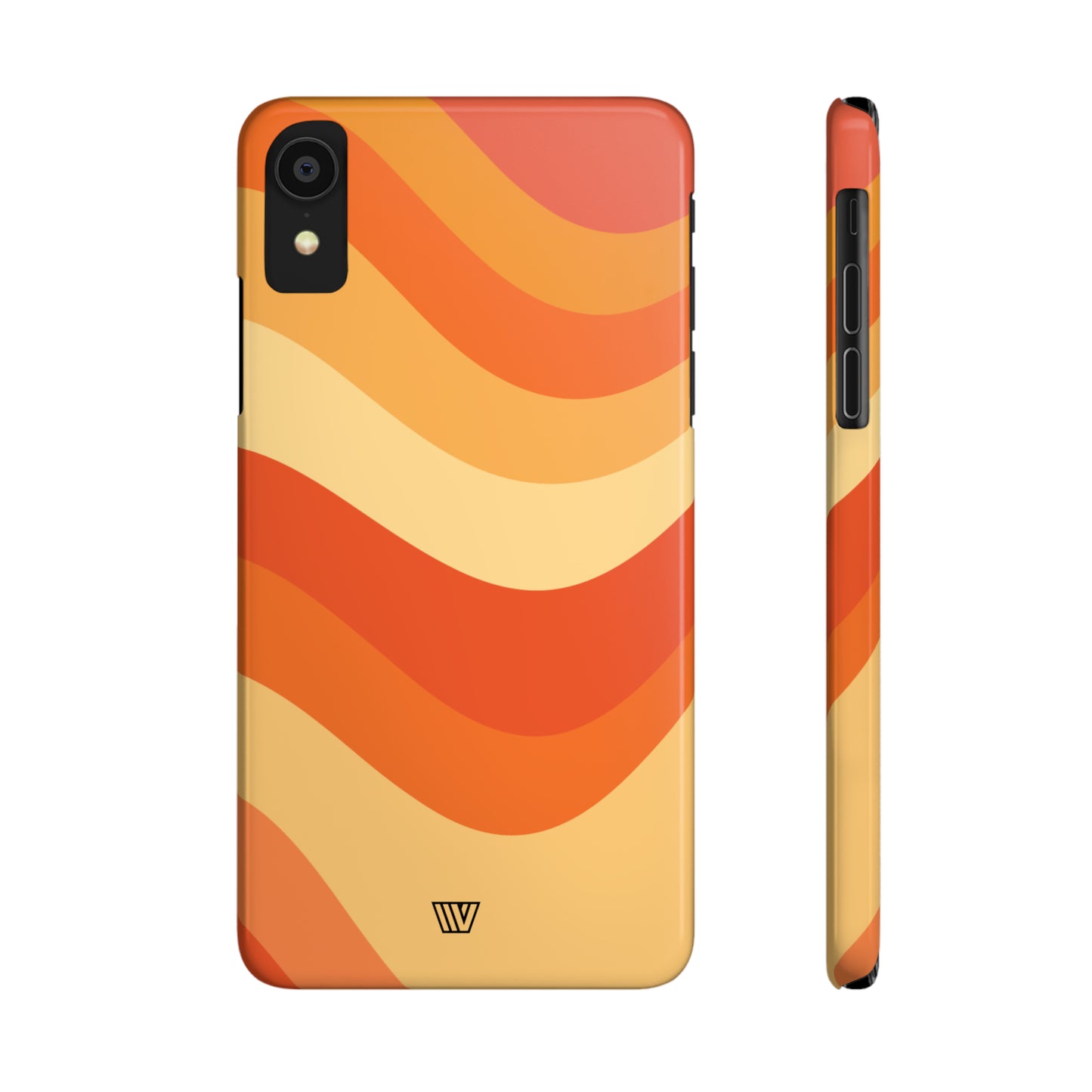 RETRO GROOVY WAVES | Slim iPhone Case - Trovvve