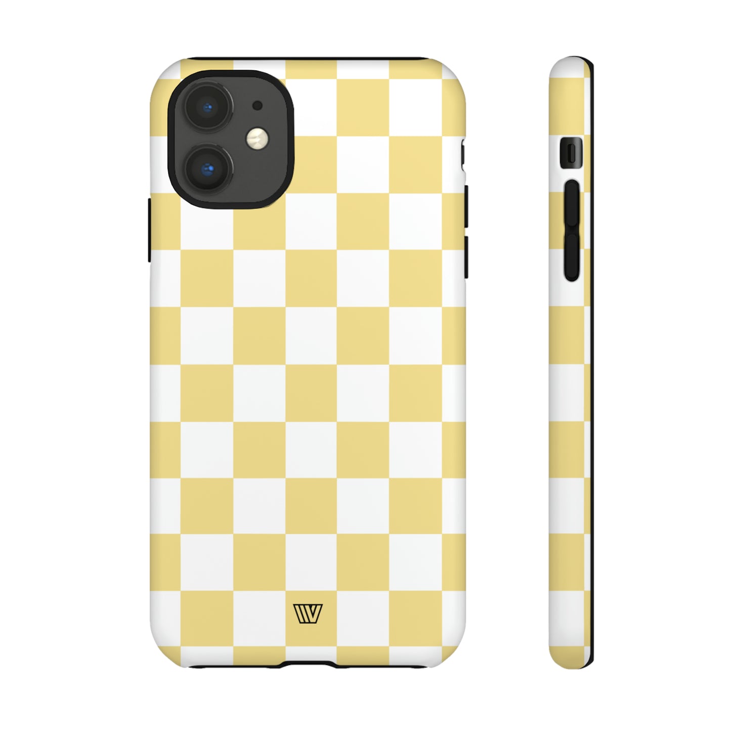 BANANA YELLOW CHECKERBOARD | Tough Phone Case - Trovvve