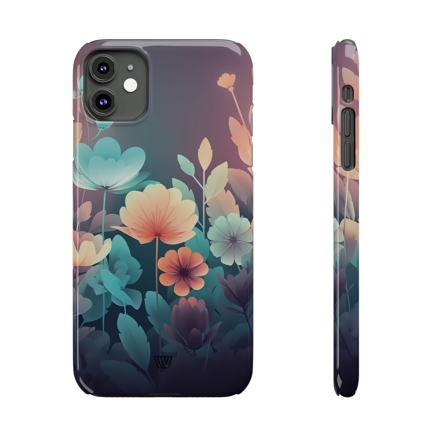 MIDNIGHT FLOWERS | Slim iPhone Case - Trovvve