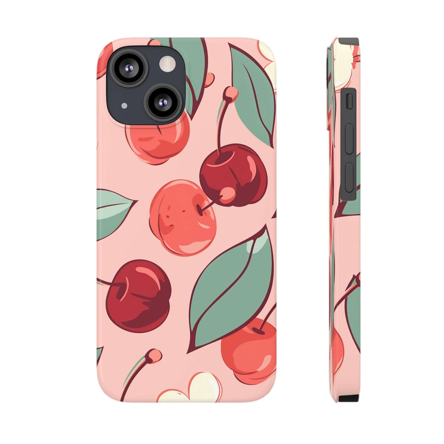 Cherry Pattern | Slim iPhone Case