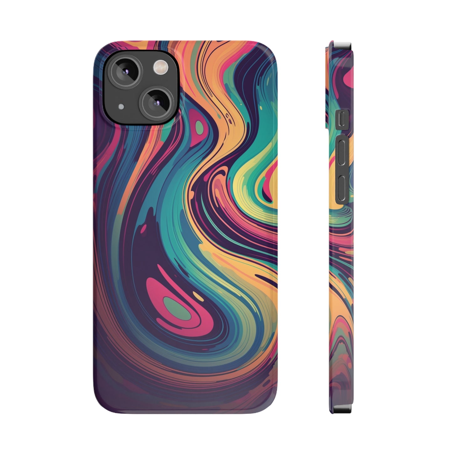 COSMIC LIQUID SWIRL | | Slim iPhone Case - Trovvve