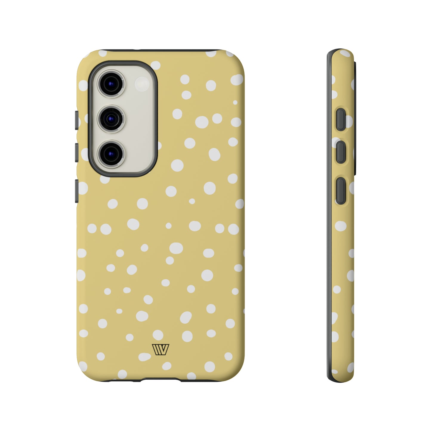MUTED YELLOW DOTS | Tough Phone Case - Trovvve