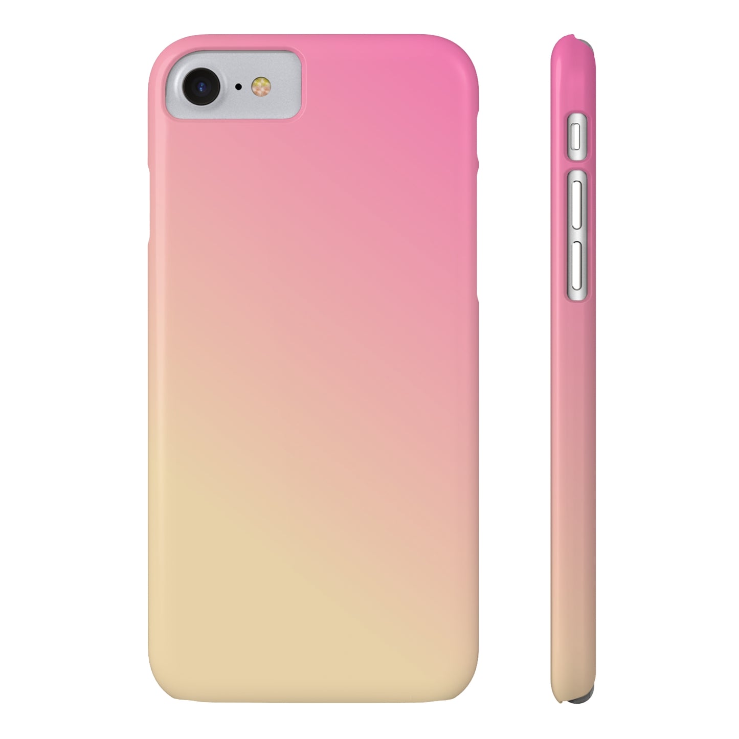 PINK YELLOW GRADIENT | Slim iPhone Case - Trovvve