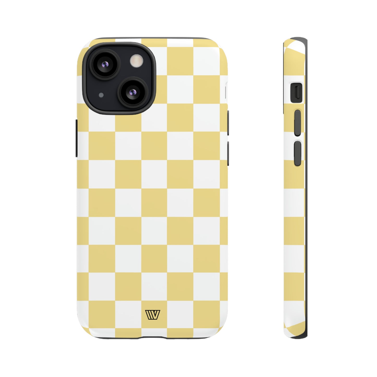 BANANA YELLOW CHECKERBOARD | Tough Phone Case - Trovvve