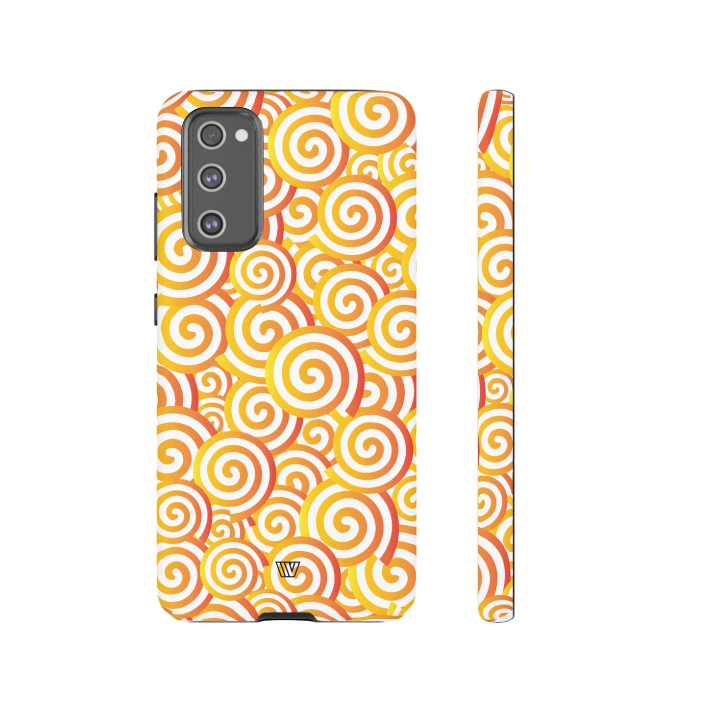 ABSTRACT SPIRAL ORANGE | Tough Phone Case - Trovvve