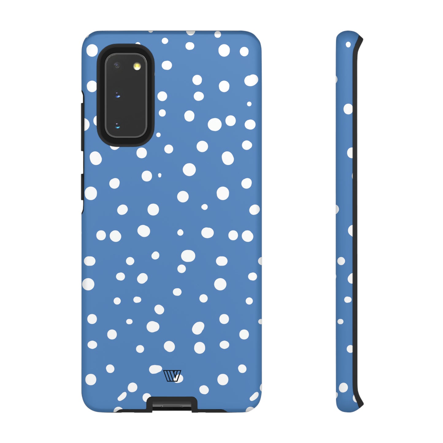 DUSTY BLUE DOTS | Tough Phone Case - Trovvve