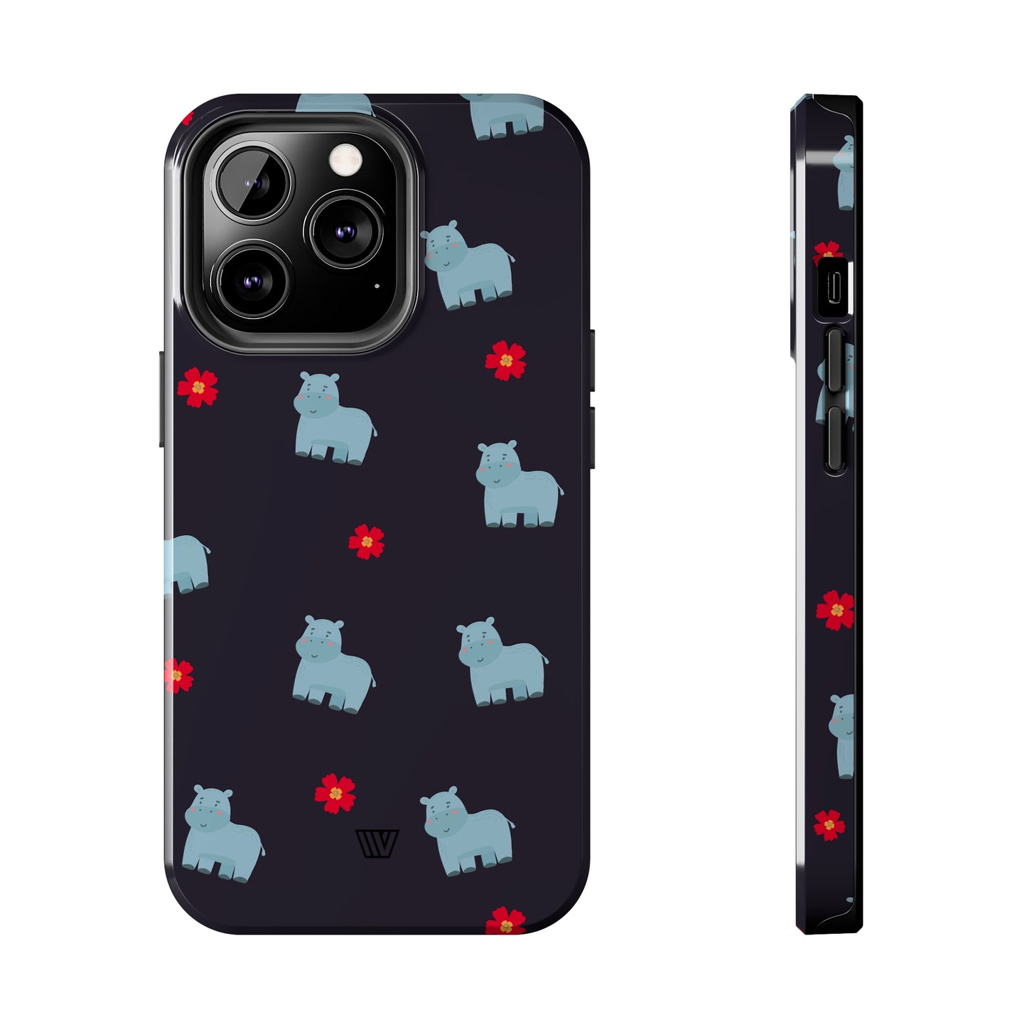 HIPPO PATTERN | Tough iPhone Case - Trovvve