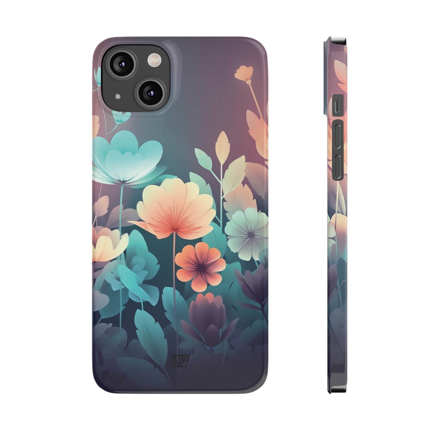 MIDNIGHT FLOWERS | Slim iPhone Case - Trovvve