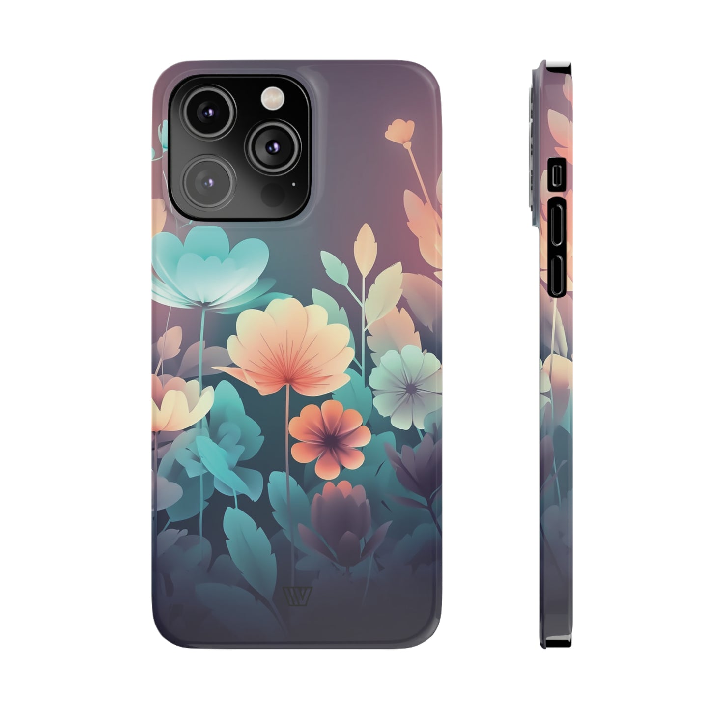 MIDNIGHT FLOWERS | Slim iPhone Case - Trovvve
