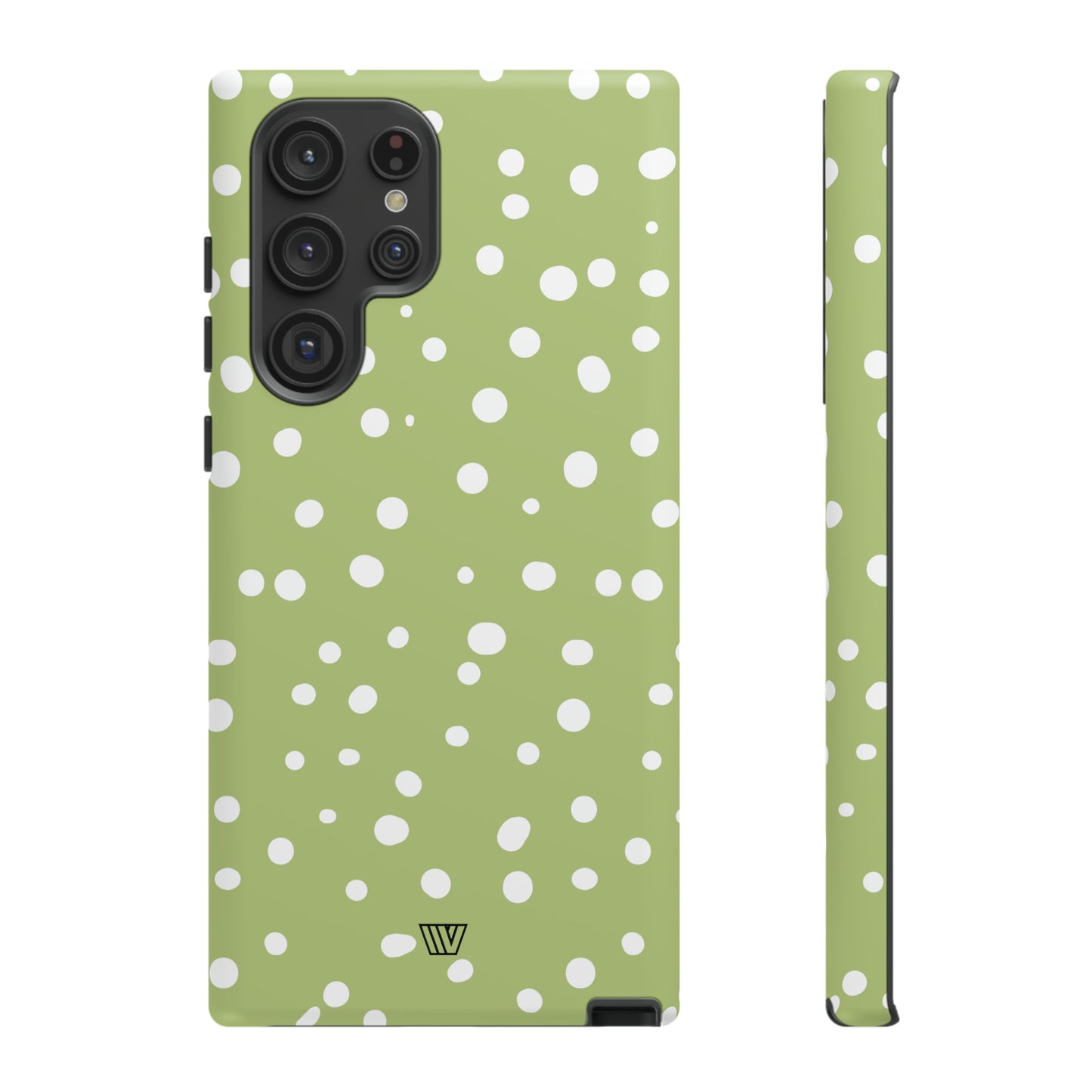 PALE OLIVE DOTS | Tough Phone Case - Trovvve