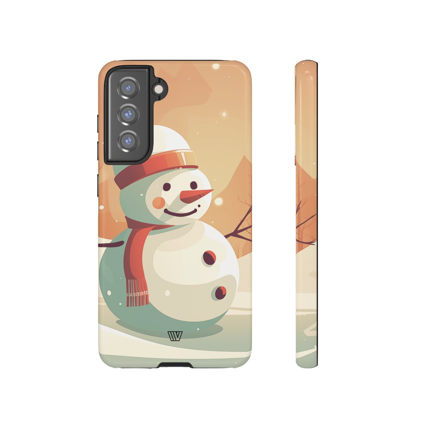 SUNSET SNOWMAN | Tough Phone Case - Trovvve