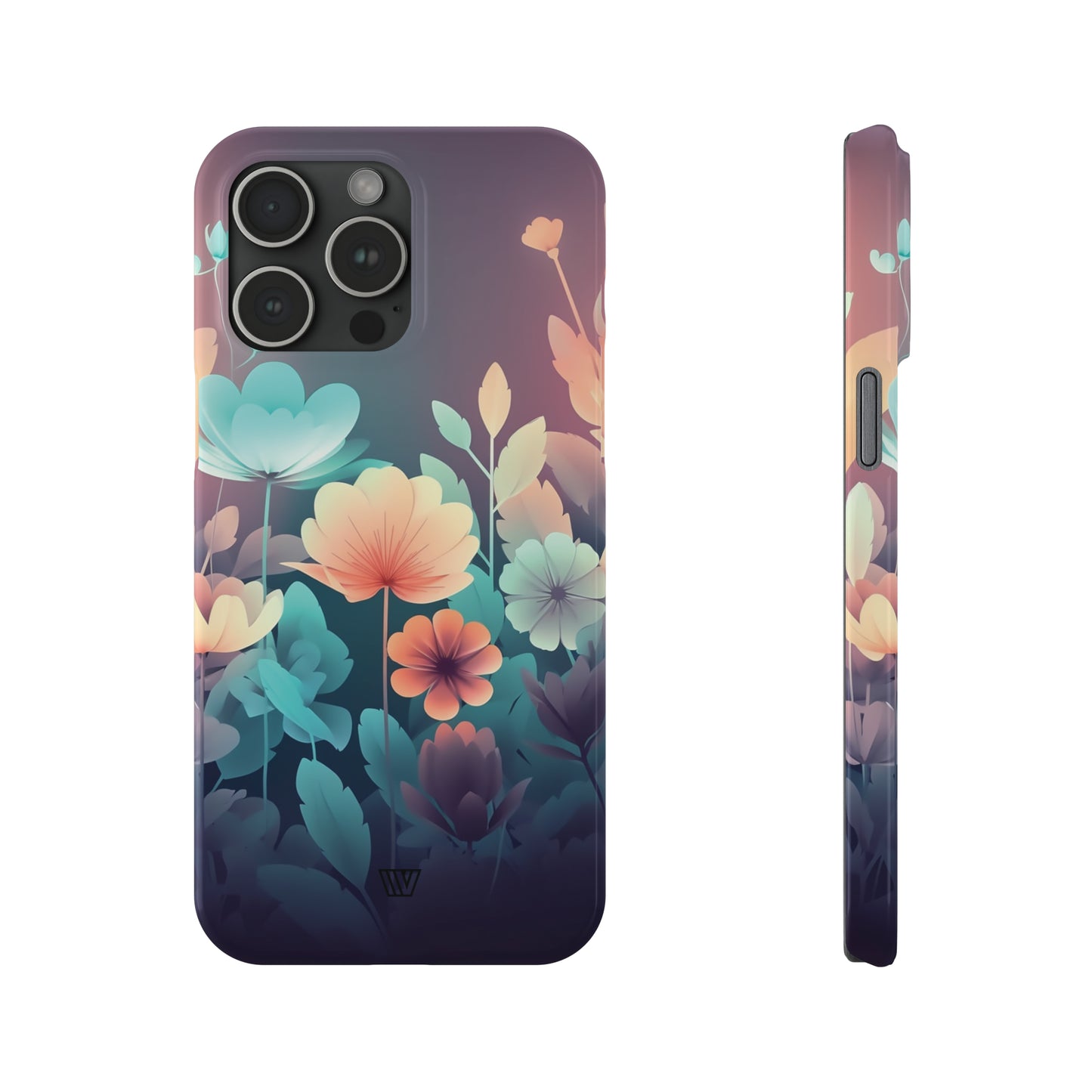 MIDNIGHT FLOWERS | Slim iPhone Case - Trovvve