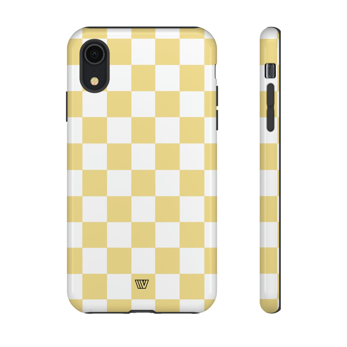 BANANA YELLOW CHECKERBOARD | Tough Phone Case - Trovvve