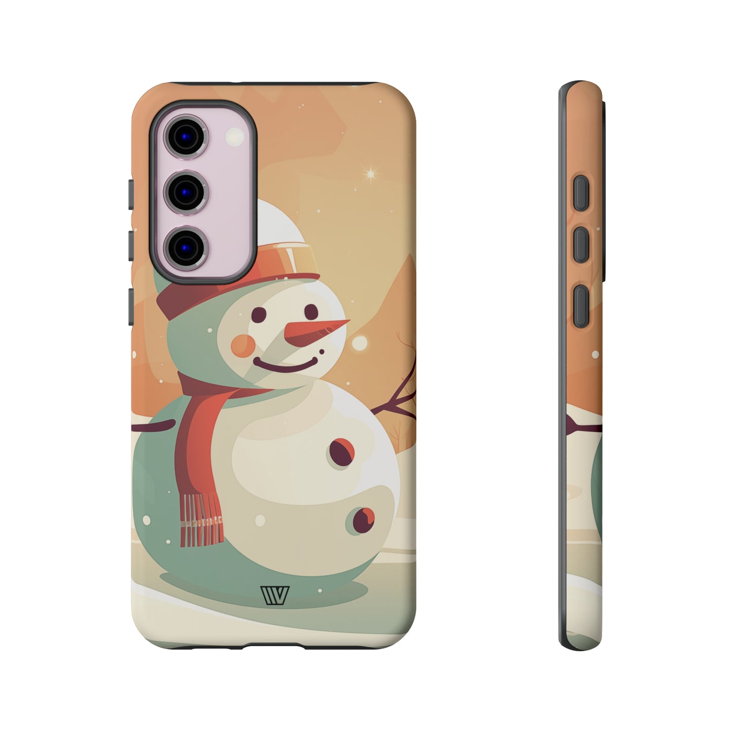 SUNSET SNOWMAN | Tough Phone Case - Trovvve