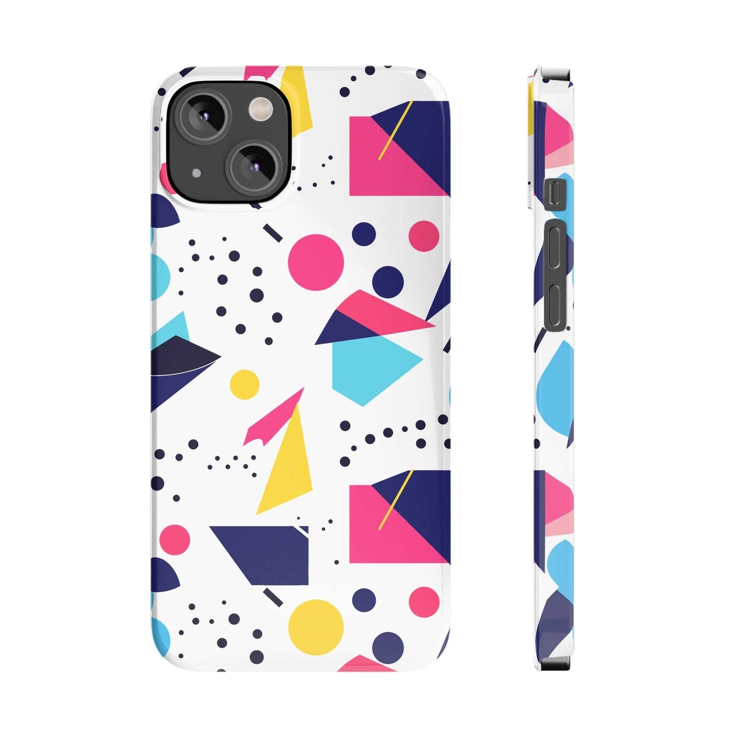 80s / 90s RETRO PATTERN LIGHT | Slim iPhone Case - Trovvve