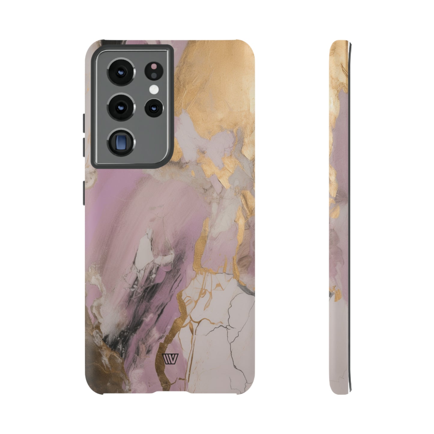 GOLD PINK ABSTRACT PAINTING | Tough Phone Case - Trovvve