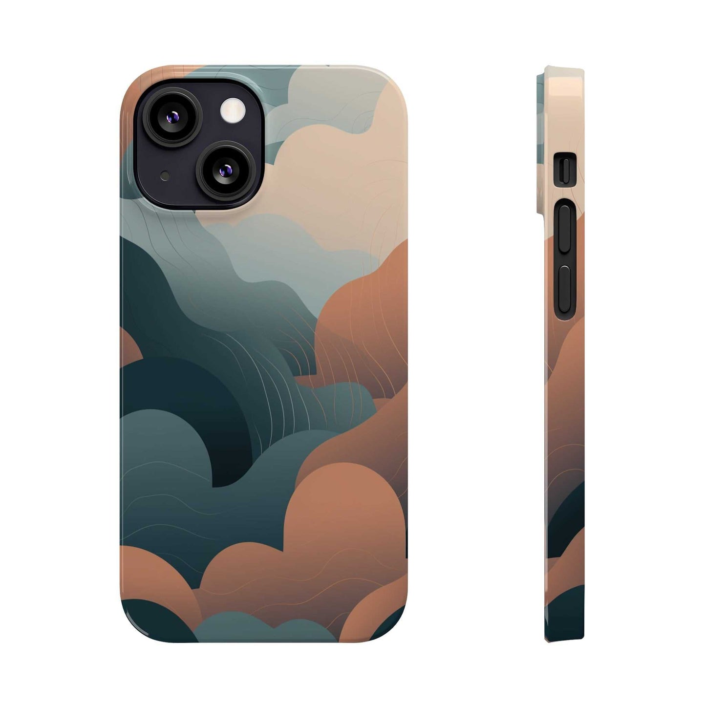 ABSTRACT FLUFFY CLOUDS | Slim iPhone Case - Trovvve