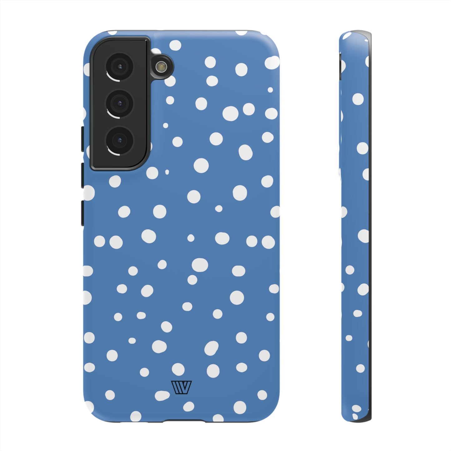 DUSTY BLUE DOTS | Tough Phone Case - Trovvve