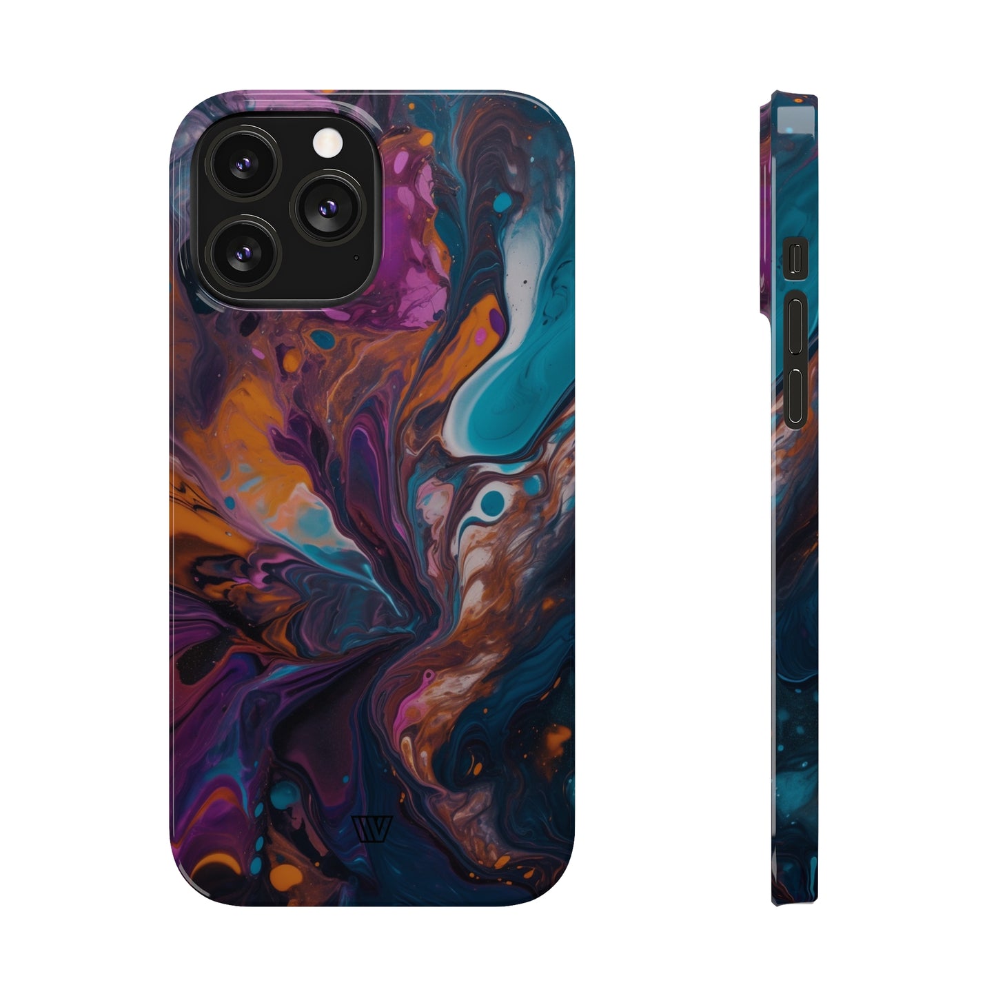 COSMIC PAINT SWIRL | Slim iPhone Case - Trovvve
