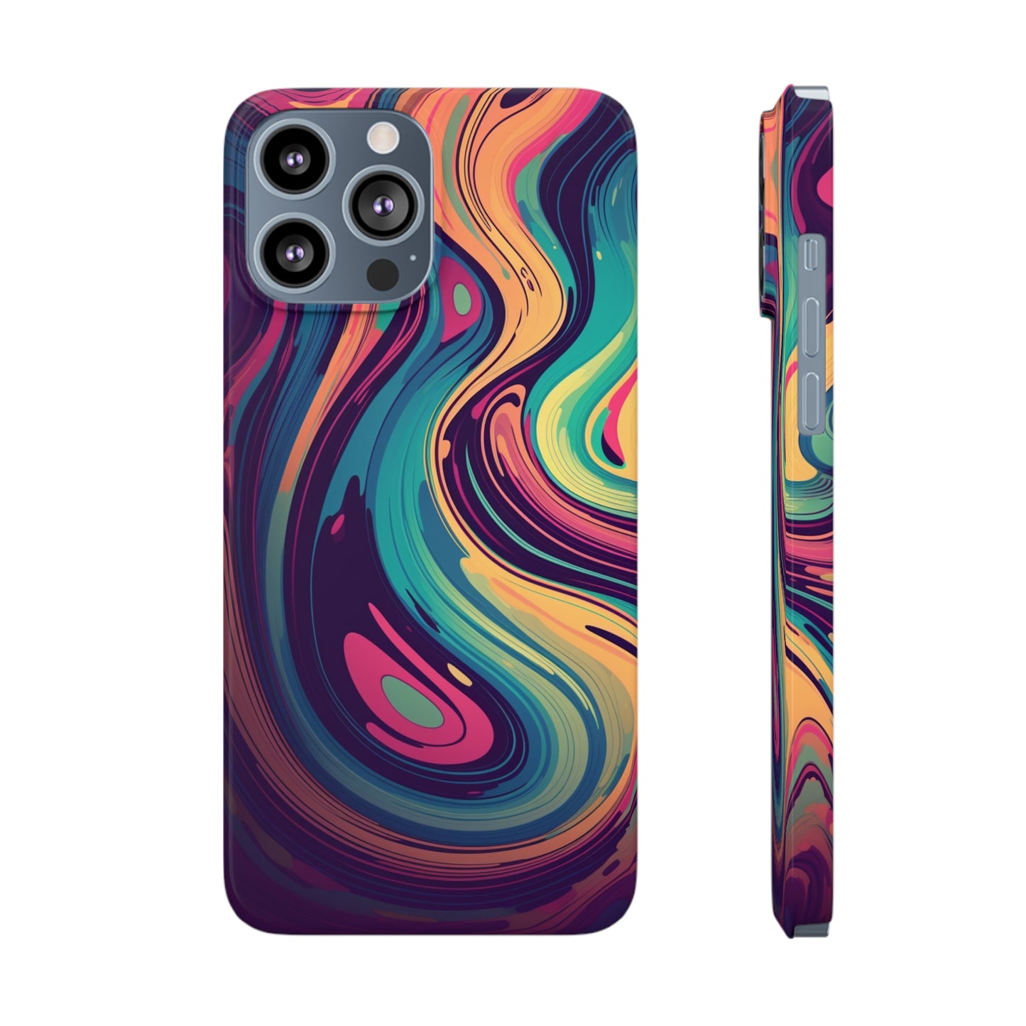 COSMIC LIQUID SWIRL | | Slim iPhone Case - Trovvve