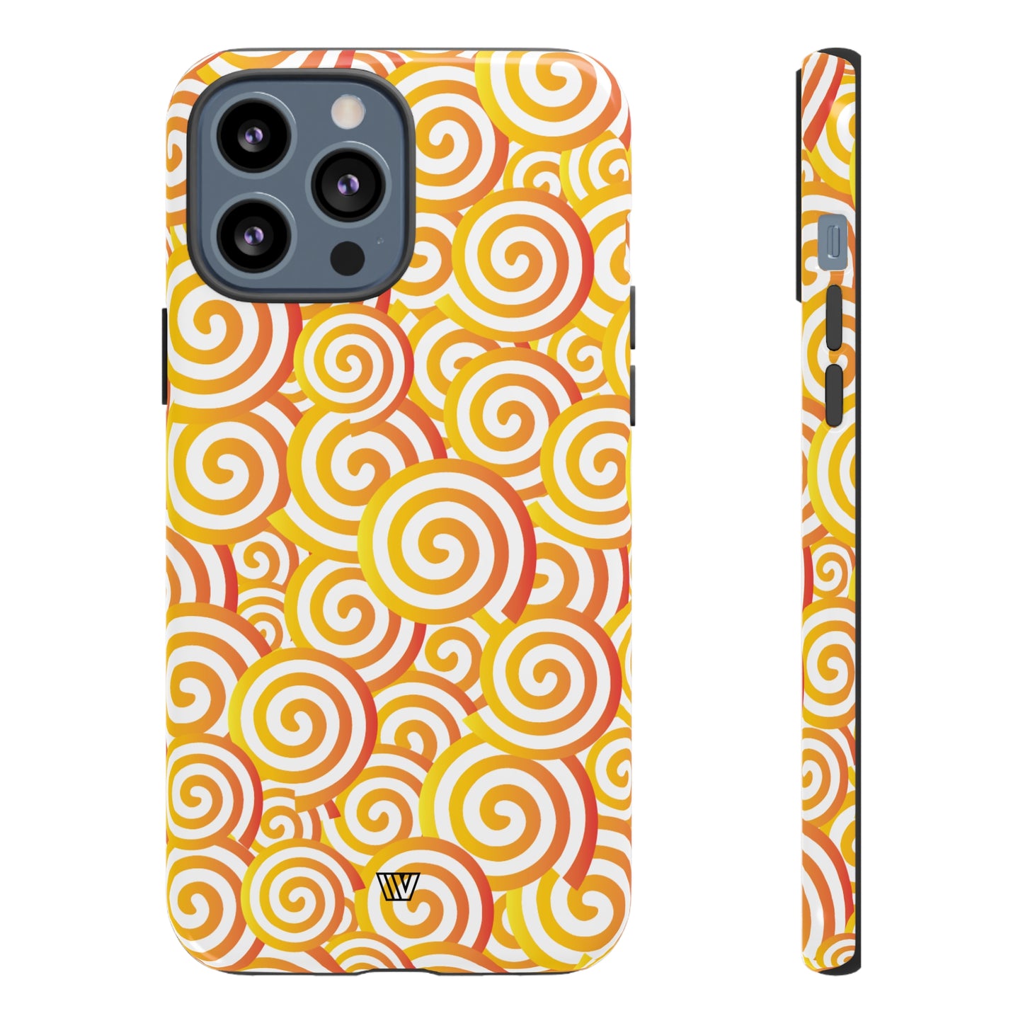 ABSTRACT SPIRAL ORANGE | Tough Phone Case - Trovvve