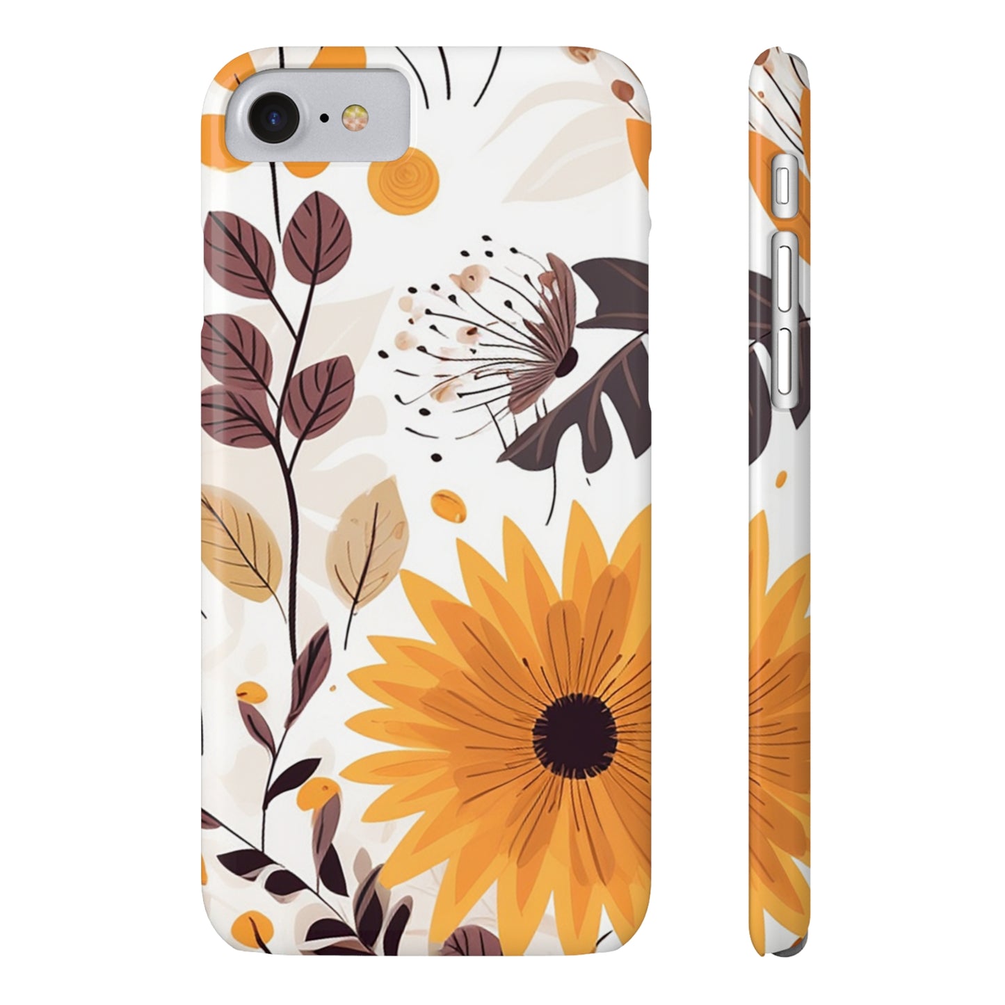 FALL FLOWERS | Slim iPhone Case - Trovvve