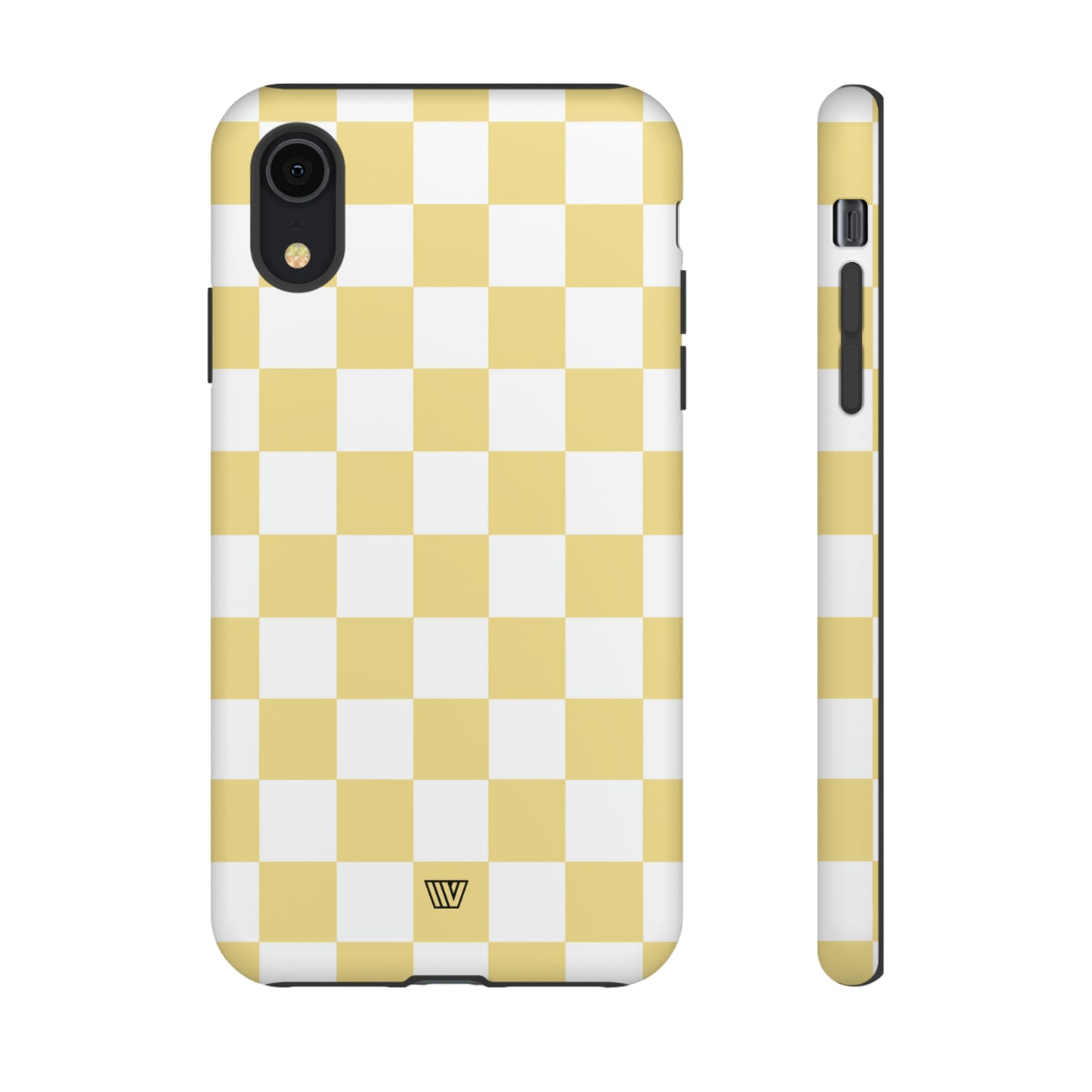 BANANA YELLOW CHECKERBOARD | Tough Phone Case - Trovvve