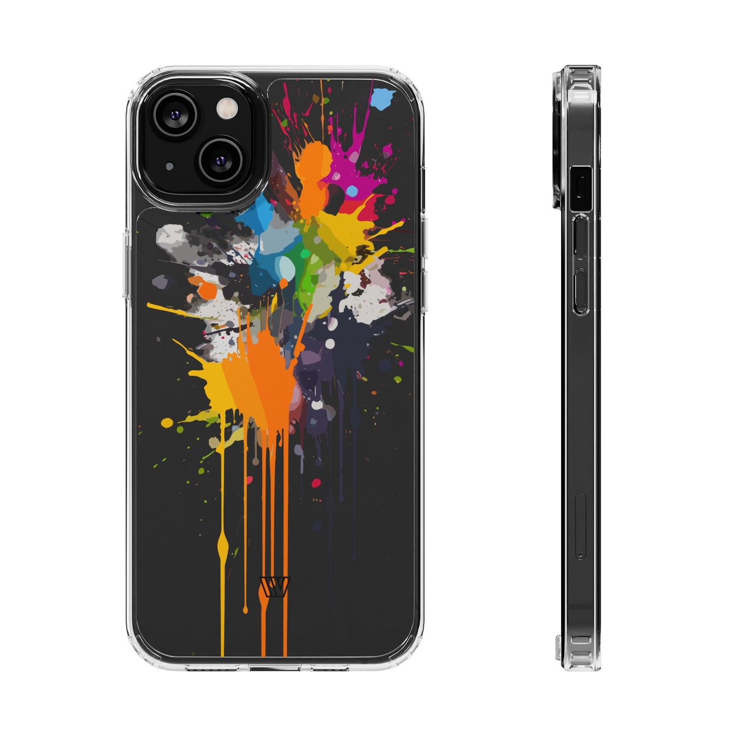 PAINT SPLATTER | Clear Phone Case