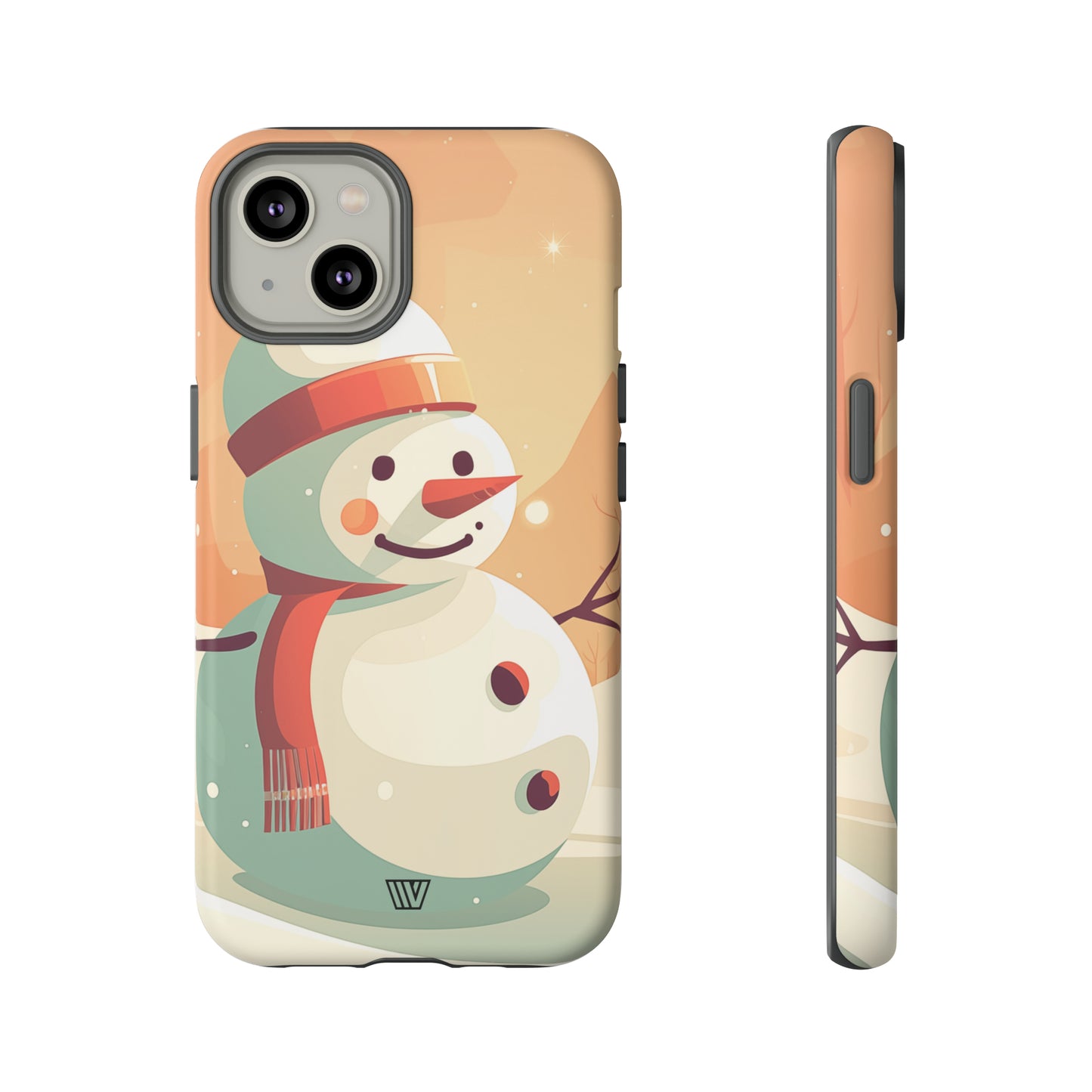 SUNSET SNOWMAN | Tough Phone Case - Trovvve